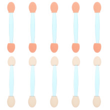 100 Stuks Dubbelzijdige Oogschaduwborstels Spons Oogschaduwsticks