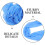 Blue Sheer Curtains Star Pattern Window Tulle Voile Panels 7