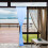 Blue Sheer Curtains Star Pattern Window Tulle Voile Panels 4