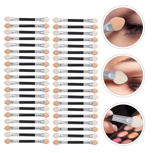 40 Wegwerp Oogschaduwborstel Dubbelzijdig Make-up Applicator 2