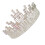 Accessoire Gâteau Couronne Argent Perles Strass Chic 1