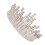 Accessoire Gâteau Couronne Argent Perles Strass Chic 8