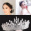 Accessoire Gâteau Couronne Argent Perles Strass Chic 9
