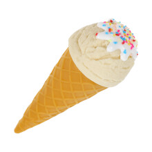 Eiswaffel Modell Künstliche Waffelcone Weiß Für Fotografie