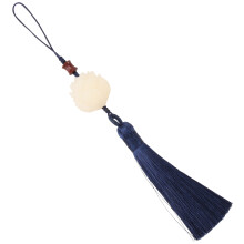 Handytasche Anhänger Chinesisch Stil Retro Bodhi Lotus Quaste Blau
