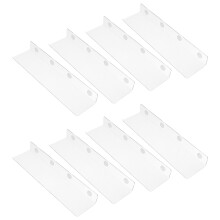 8Stk. Transparente Ablagetrenner 25 Cm Für Schrankorganisation