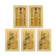 5Stk Chinesische Feng Shui Karte Und Wohlstands Schutz