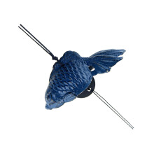 Blaue Fisch Windspiel Eisen Hänger Deko Für Zimmer Und Garten