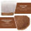 2 Sets Kokosnuss Pflanzen Blumentöpfe Matte Dekorative Hellbraun 11
