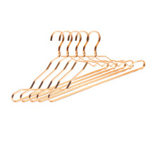 5St Metall Kleiderbügel Aluminiumlegierung Rutschfeste (Gold)