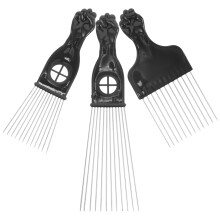3 Metall Haarnadel Für Männer Afro Haare Styling Werkzeug