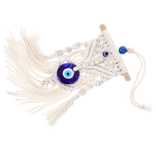 2Stk Macrame Wanddekoration Handgewebter Wandteppich