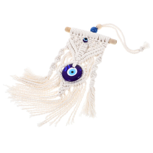 2Stk Macrame Wanddekoration Handgewebter Wandteppich 1
