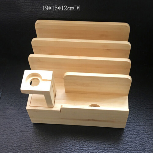 Bambus Holz Desktop Halter Ladestation In Für 1