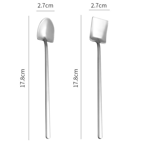 3Stk Eisschlecklöffel Langstiel Cocktailspoon 1