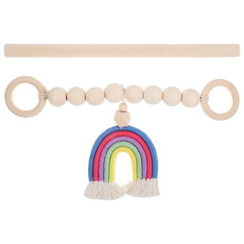3 Sets Holzperlen Vorhang Halter Mit Quaste