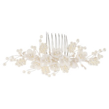 Flower Haarspange: Seitenspange Mit Für Hochzeit Beige