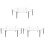 3 Sets Cupcake Präsentationsständer Transparent Servierplatte 4