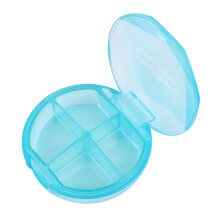 1St Mini Pillenorganizer Mit 4 Fächern Für Pillen Aufbewahrung