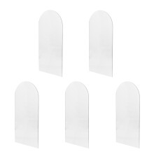 5Stück Irreguläres Acrylspiegel Diy Zubehör