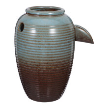 Garten Vase Keramik Pflanzgefäß Außenbereich