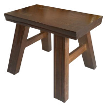 holz fußhocker erwachsene badezimmer küche bett rustikal wohnzimmer
