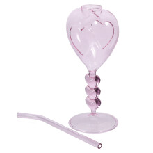 1 Set Herzförmige Cocktailgläser Mit