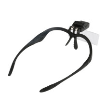 Professional 2-LED Beleuchtete Schmucklupe Mit 5 Austauschbaren Linsen