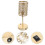 Tischleuchte Usb Betttisch Leuchte Golden 3