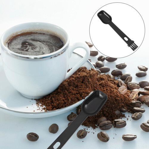 12Stk Multifunktionale Bürsten Kaffeebohnen Löffel 2