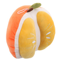 Orange Geformtes Plüschkissen Für Kinder Und Erwachsene