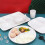1St Kunststoff Snackplatte Imitat Geteiltes Tablett 9