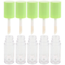 5Stk Leere Lipgloss 6Ml Mit Großem Aus Kunststoff