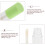 5Stk Leere Lipgloss 6Ml Mit Großem Aus Kunststoff 7