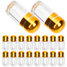 20Stk Transparente Pillendosen Aufbewahrungsboxen