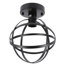 Hanging Cage Globe Pendelleuchte Geschmiedetem Eisen Vintage