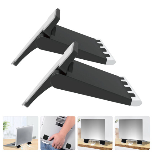 2Stk Laptop Halter Tragbarer Notebook Kühlungstütze 2