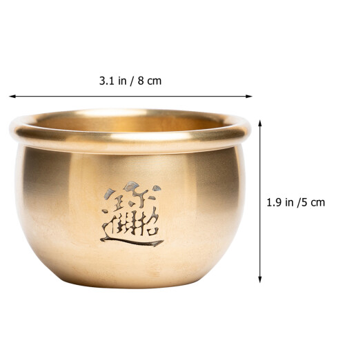 1St Glücksaschenbecher Hörn Des Überflusses Kupfer Räucherstäbchenhalter 1
