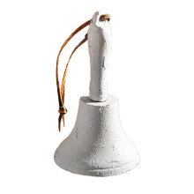 Cast Iron Hand Bells Retro Landhaus Eisen Äolsharfe Hängeglocken Weiß