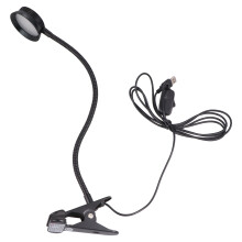 Usb Betriebene Leselampe Mit Augenschutz Und Flexiblen Clip