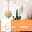 Set Macrame Hut Hänger Wandteppich Doppelschichtig 9