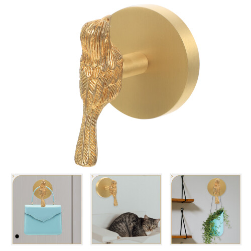 Messing Kleiderhaken Wandgarderobe Wohnaccessoire 2