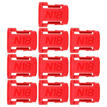 10St Durable Battery Holder Batterieständer Rot