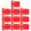 10St Durable Battery Holder Batterieständer Rot 1