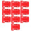 10St Durable Battery Holder Batterieständer Rot 3