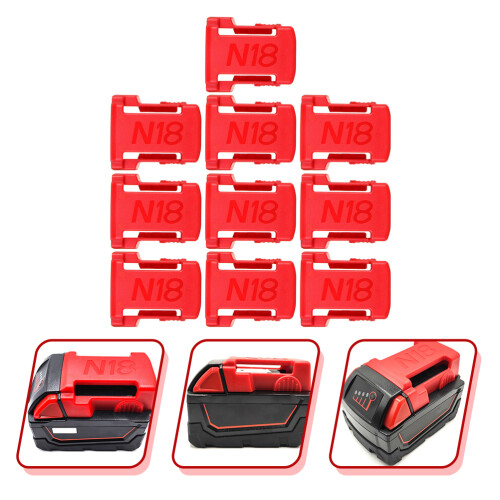 10St Durable Battery Holder Batterieständer Rot 1