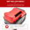 10St Durable Battery Holder Batterieständer Rot 6