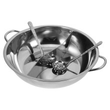Feuertopf Mit Trenner Für Suppe Aus Verstärktem Metall