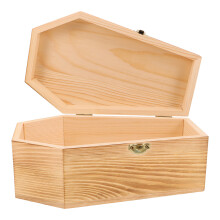 Houten Doodskist Bewaardoos Voor Halloween Snoep En Sieraden