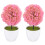 4 Künstliche Topiary , Simulierter Bonsai, Wohnaccessoire 1